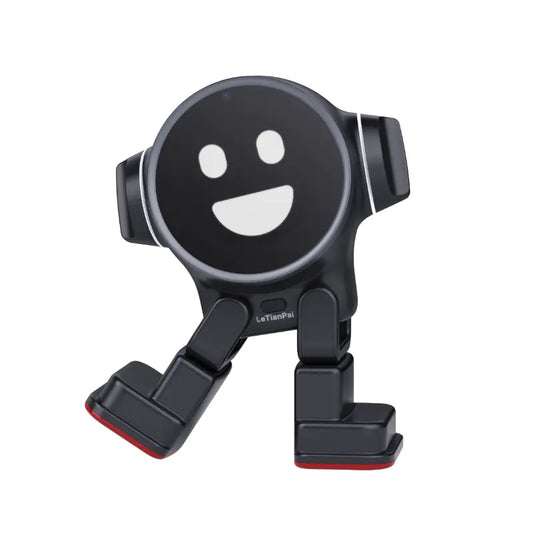 Rux AI Desktop Intelligent Voice Dialogue Chat and Accompany Smart Pets Children's Toys Robot Black Letinapai