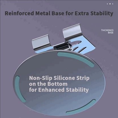 Adjustable Cell Phone Stand,  Aluminum Desktop Cellphone Stand with Anti-Slip Base and Convenient Charging Port, Fits All Smart Phones Letianpai