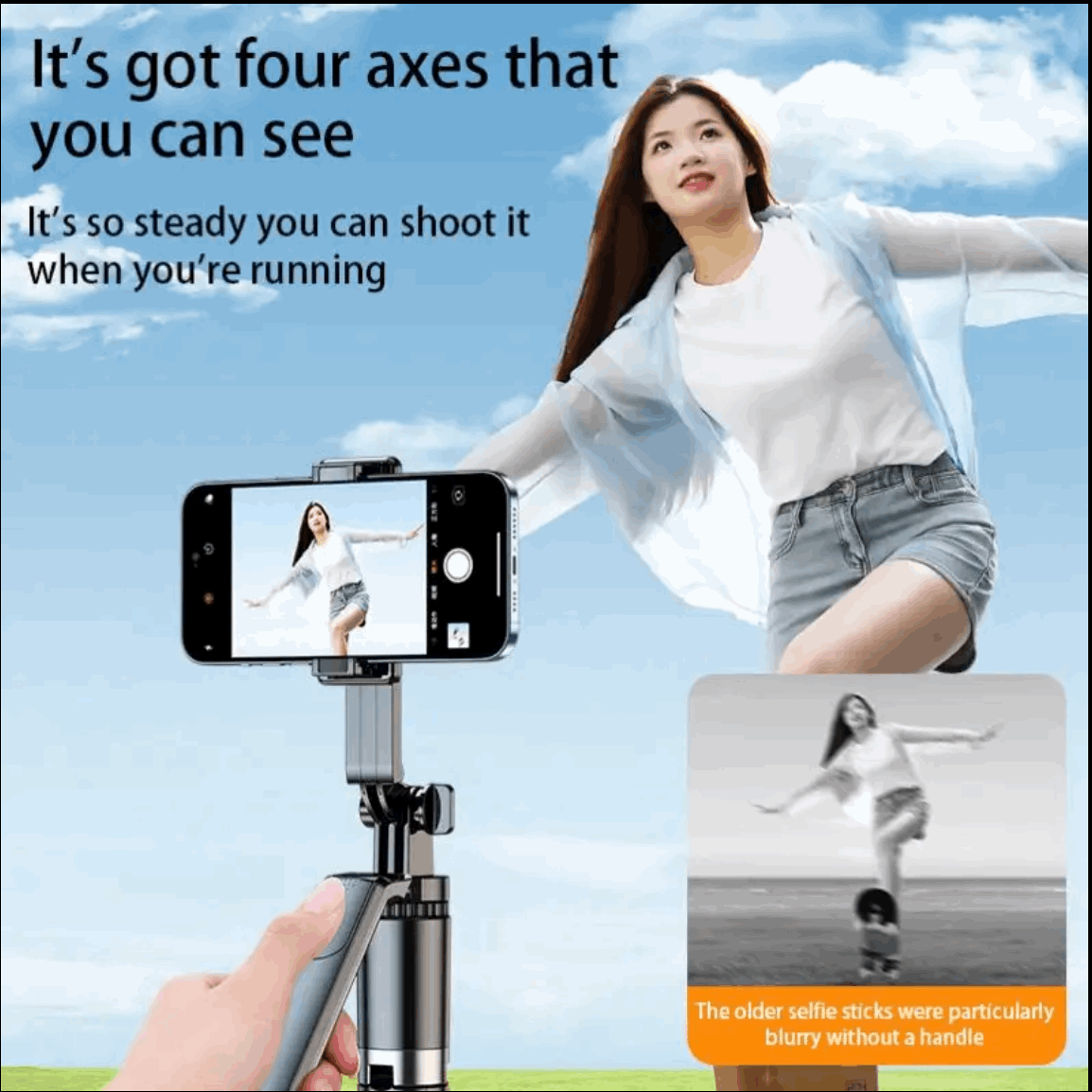 70" Phone Tripod & Selfie Stick, All in One Extendable Cell Phone Tripod with Wireless Remote, Tripod Stand for iPhone & Travel Tripod 360° Rotation Compatible with iPhone Android Phone, Camera Letianpai