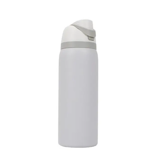 Owala FreeSip style insulated stainless steel water bottle with straw, suitable for sports and travel, BPA free Letianpai