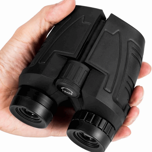 LeTianPai 12x25 Compact Binoculars with Clear Low Light Vision, Large Eyepiece Waterproof Binoculars for Adults Kids,High Power Easy Focus Binoculars for Bird Watching,Outdoor Hunting,Travel,Sightseeing Letianpai